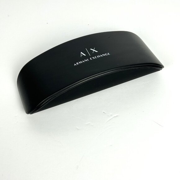 Armani Exchange A/X Hard Sunglasses Glasses Case Black Clamshell - Picture 2 of 7